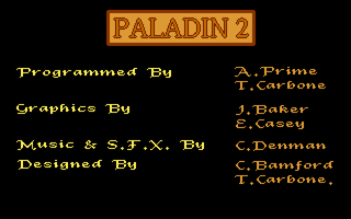 Paladin 2 (Amiga)