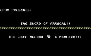 Sword of Fargoal (The) (Commodore 64)