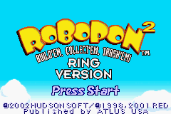 Robopon 2: Build'em Collect'em Trash'em! Ring Version (GBA)
