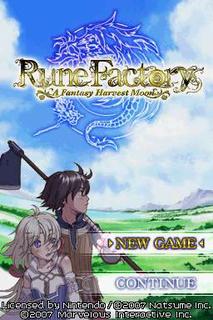 Rune Factory: A Fantasy Harvest Moon (Nintendo DS)