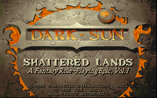 Dark Sun World: vol.I: Shattered Lands (PC)