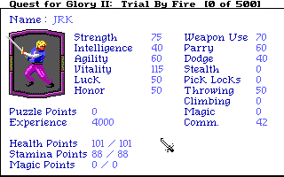 Quest For Glory II: Trial By Fire (PC)