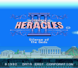 Glory of Heracles III (The): Silence of The Gods (SNES)