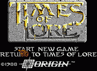Times of Lore (Amiga)