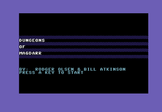 Dungeons of Magdarr (Commodore 64)