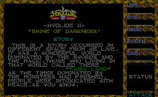 Hydlide II: Shine of Darkness (JAP) (FM 7)