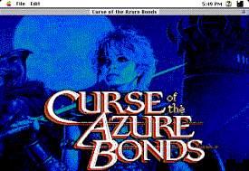 Curse of The Azure Bonds (Macintosh)