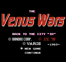 Venus Wars (The): Back to The City "Io" (NES)