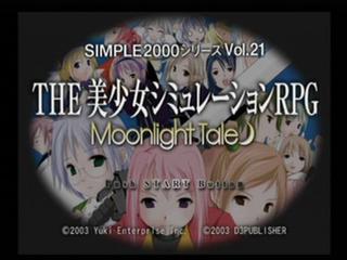 Simple 2000 Series Vol. 21: The Bishoujo Simulation RPG: Moonlight Tale (JAP) (Playstation 2)
