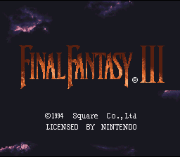 Final Fantasy VI (JAP) (SNES)