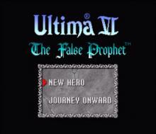 Ultima VI: The False Prophet (SNES)